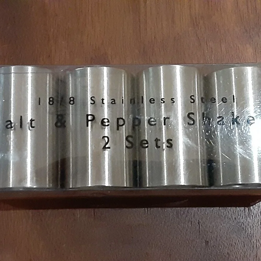 Amco Housework Salt & Pepper Shakers (2) sets NEW in package